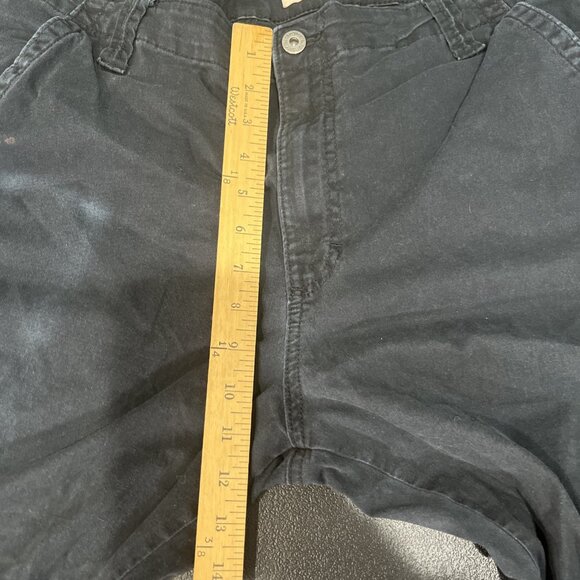 Wrangler Regular Taper Cargo Pants Mens 36x30 Black Stretch Outdoor Workwear - Picture 6 of 7